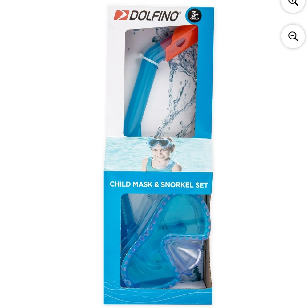 NWT DOLFINO Child Mask and Snorkel Set